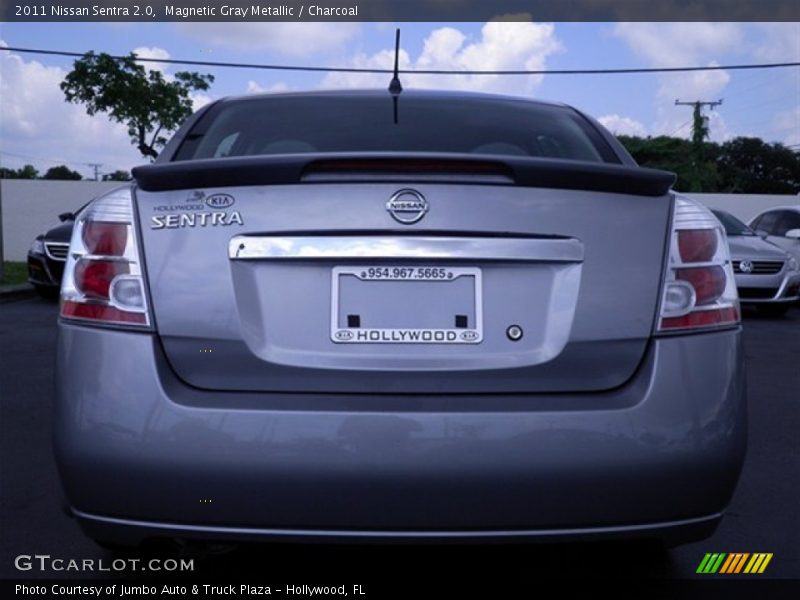 Magnetic Gray Metallic / Charcoal 2011 Nissan Sentra 2.0
