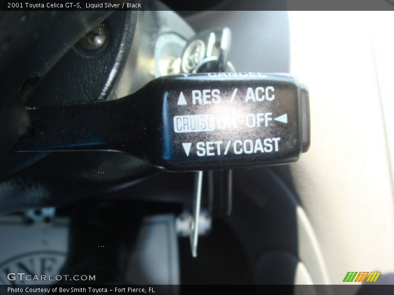 Liquid Silver / Black 2001 Toyota Celica GT-S
