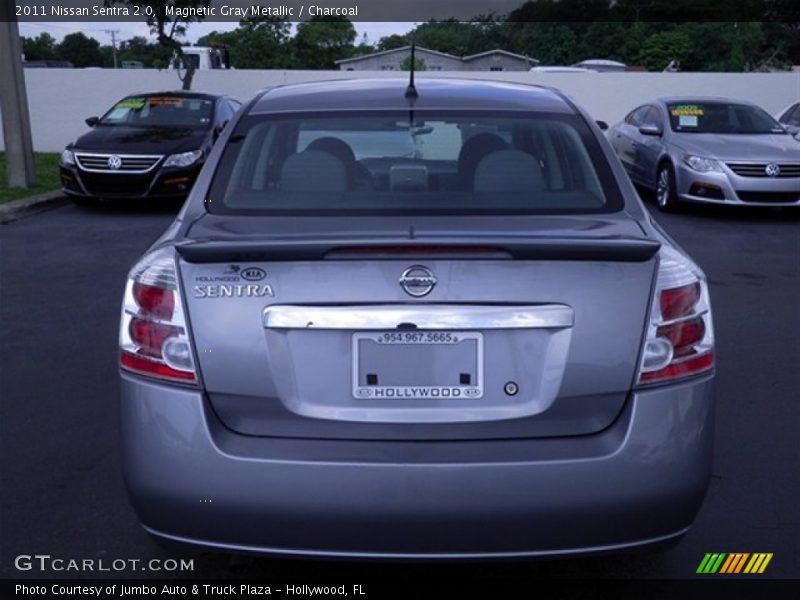 Magnetic Gray Metallic / Charcoal 2011 Nissan Sentra 2.0