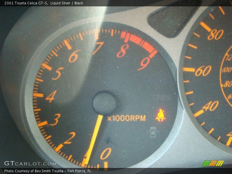 Liquid Silver / Black 2001 Toyota Celica GT-S