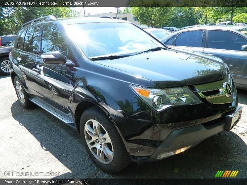 Formal Black / Ebony 2009 Acura MDX Technology