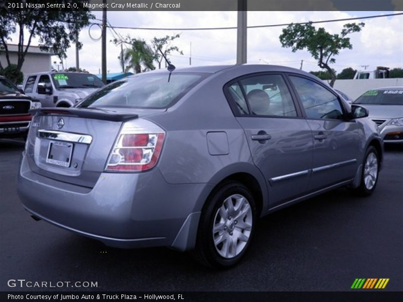 Magnetic Gray Metallic / Charcoal 2011 Nissan Sentra 2.0