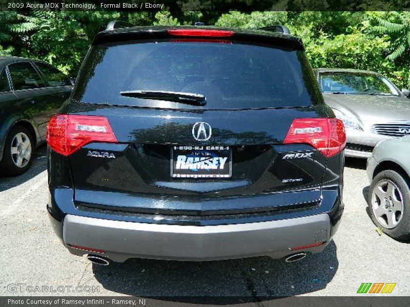 Formal Black / Ebony 2009 Acura MDX Technology