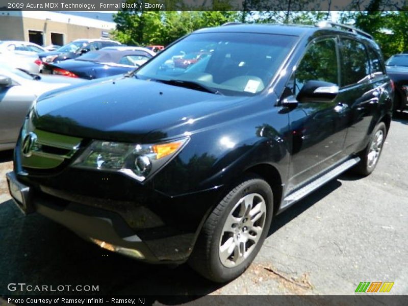 Formal Black / Ebony 2009 Acura MDX Technology