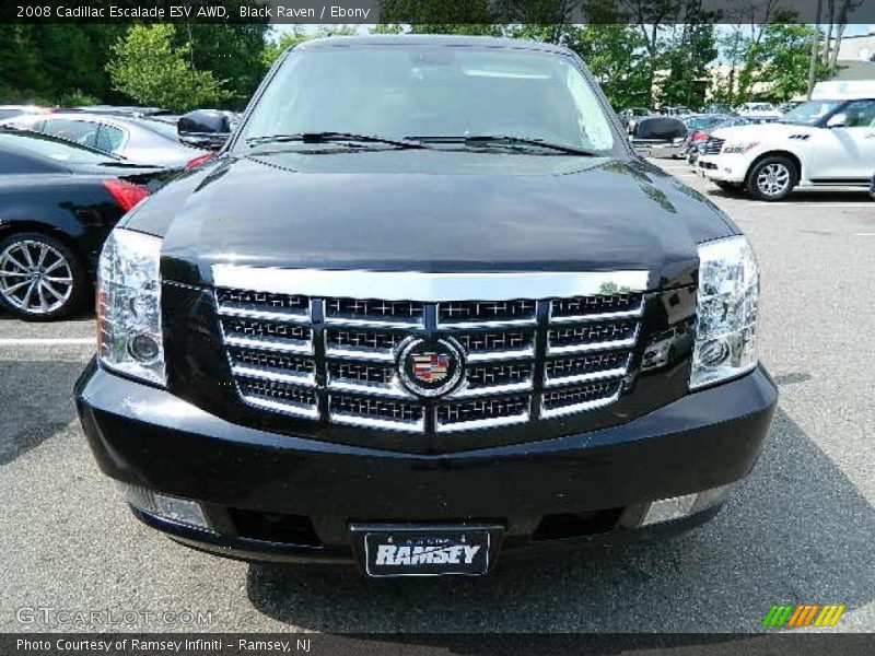 Black Raven / Ebony 2008 Cadillac Escalade ESV AWD