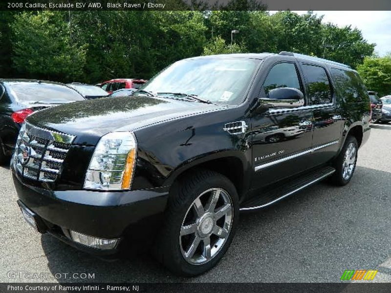 Black Raven / Ebony 2008 Cadillac Escalade ESV AWD
