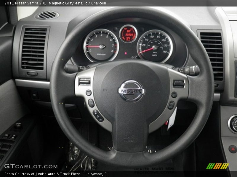 Magnetic Gray Metallic / Charcoal 2011 Nissan Sentra 2.0