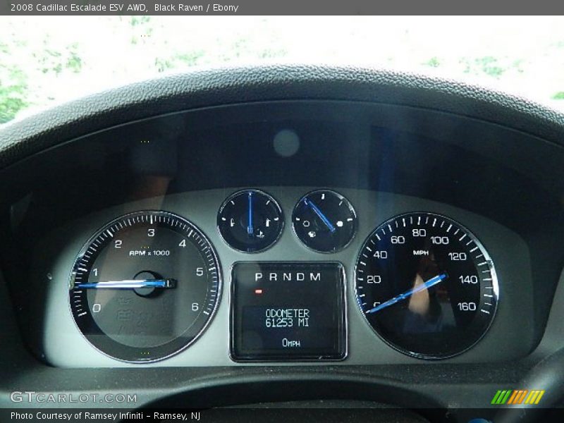 Black Raven / Ebony 2008 Cadillac Escalade ESV AWD