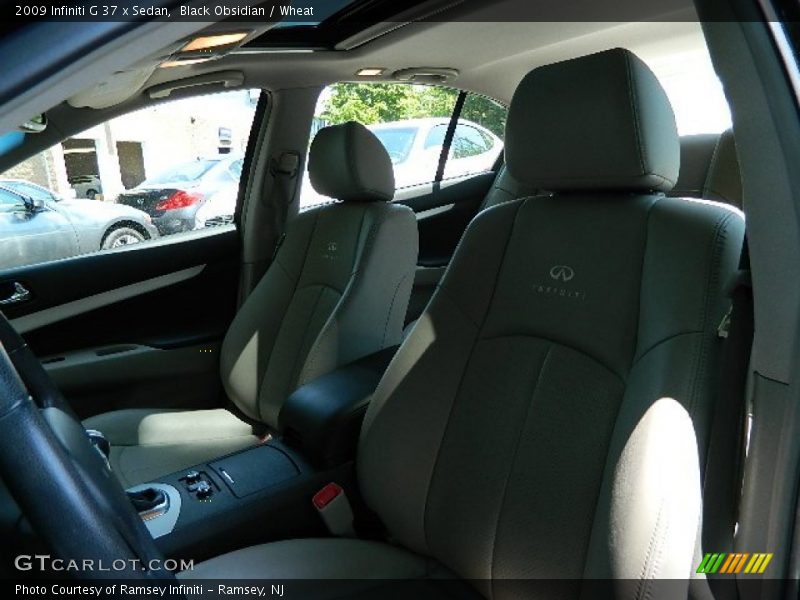 Black Obsidian / Wheat 2009 Infiniti G 37 x Sedan