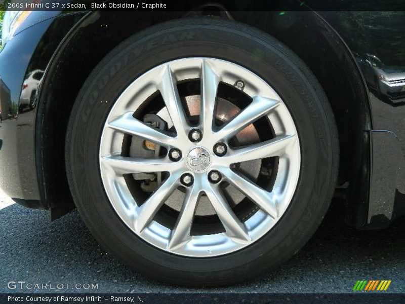 Black Obsidian / Graphite 2009 Infiniti G 37 x Sedan