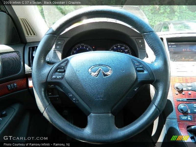 Black Obsidian / Graphite 2009 Infiniti G 37 x Sedan