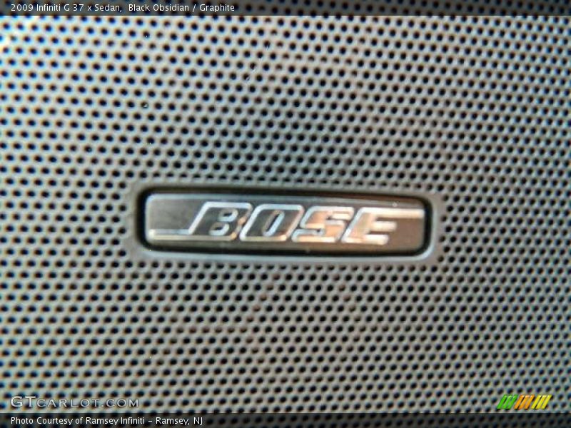 Black Obsidian / Graphite 2009 Infiniti G 37 x Sedan