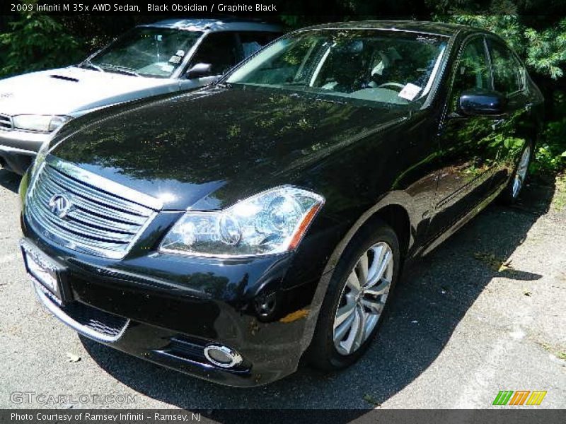 Black Obsidian / Graphite Black 2009 Infiniti M 35x AWD Sedan