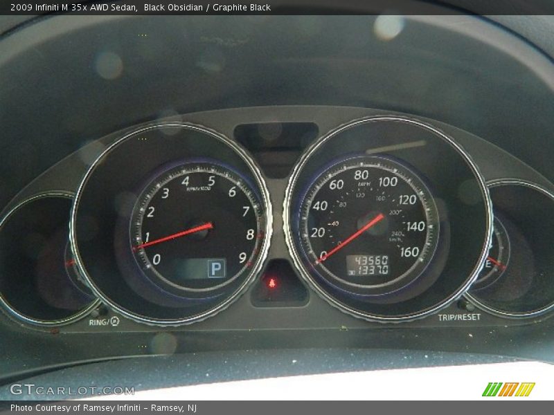 Black Obsidian / Graphite Black 2009 Infiniti M 35x AWD Sedan