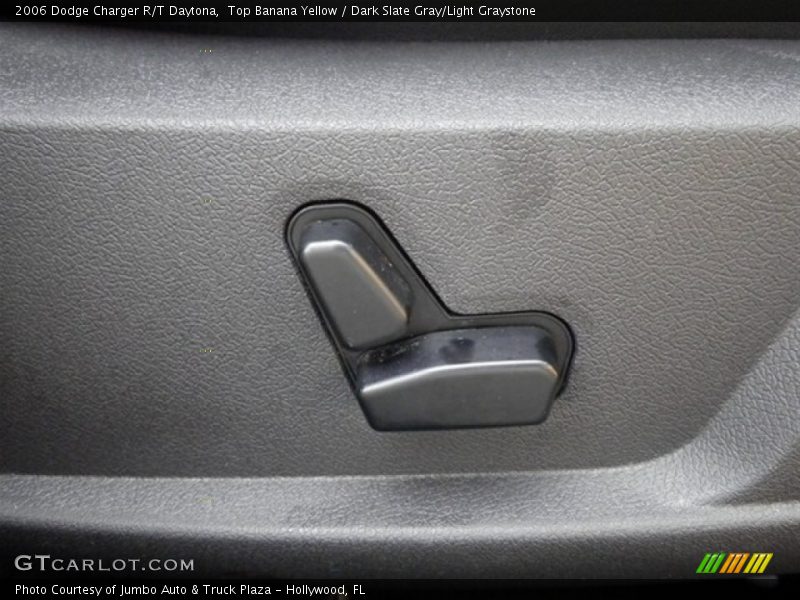 Top Banana Yellow / Dark Slate Gray/Light Graystone 2006 Dodge Charger R/T Daytona