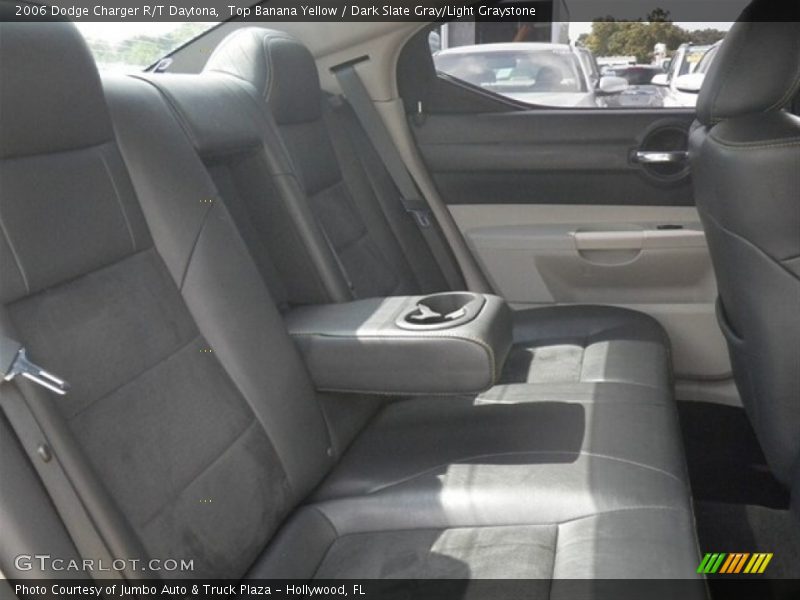 Top Banana Yellow / Dark Slate Gray/Light Graystone 2006 Dodge Charger R/T Daytona