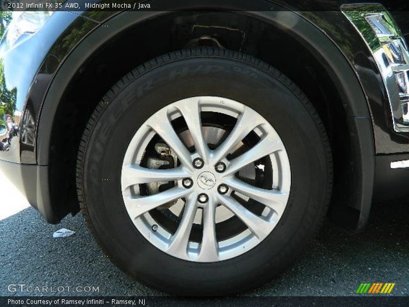 Midnight Mocha / Java 2012 Infiniti FX 35 AWD