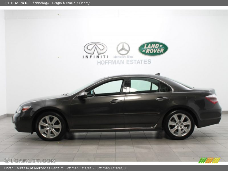 Grigio Metallic / Ebony 2010 Acura RL Technology