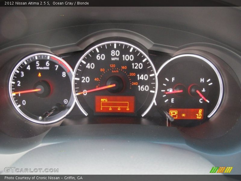 Ocean Gray / Blonde 2012 Nissan Altima 2.5 S