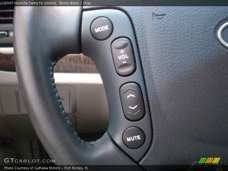 Ebony Black / Gray 2007 Hyundai Santa Fe Limited