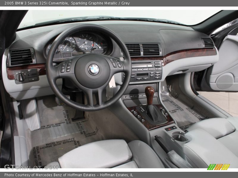 Sparkling Graphite Metallic / Grey 2005 BMW 3 Series 325i Convertible