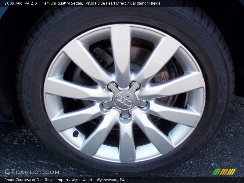  2009 A4 2.0T Premium quattro Sedan Wheel