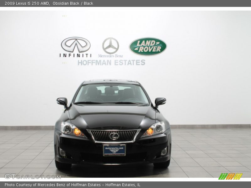 Obsidian Black / Black 2009 Lexus IS 250 AWD