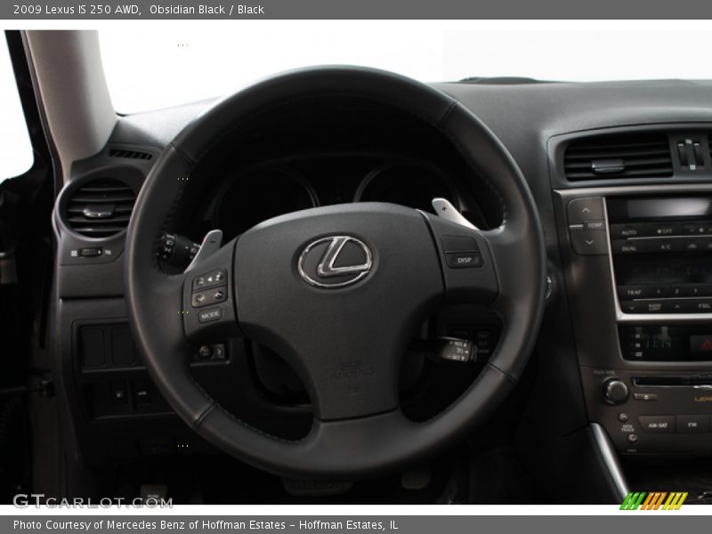 Obsidian Black / Black 2009 Lexus IS 250 AWD