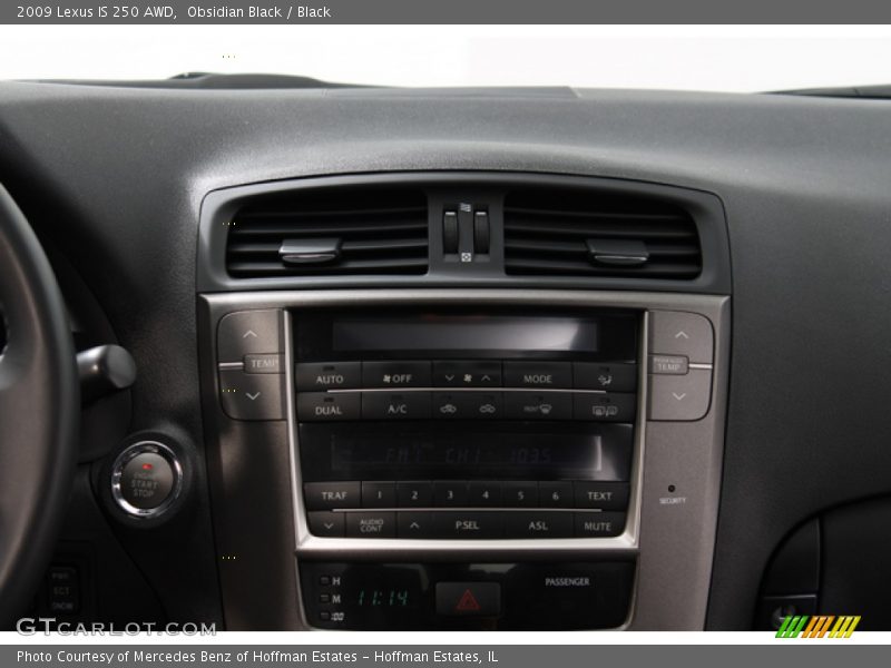 Obsidian Black / Black 2009 Lexus IS 250 AWD