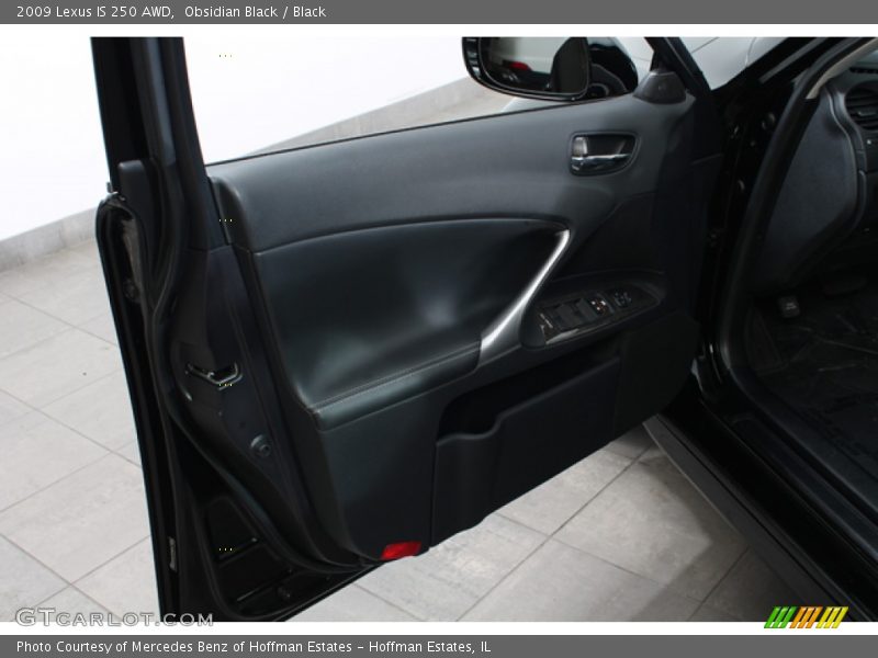 Obsidian Black / Black 2009 Lexus IS 250 AWD