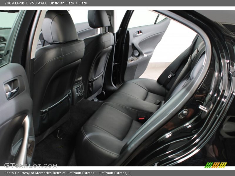 Obsidian Black / Black 2009 Lexus IS 250 AWD