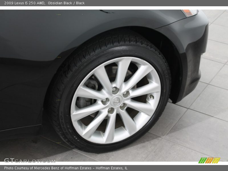 Obsidian Black / Black 2009 Lexus IS 250 AWD