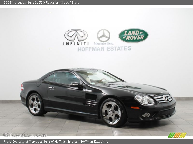Black / Stone 2008 Mercedes-Benz SL 550 Roadster
