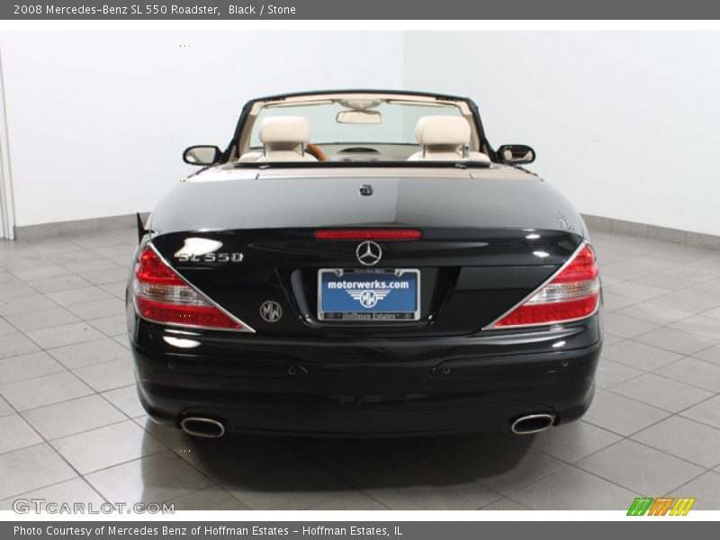 Black / Stone 2008 Mercedes-Benz SL 550 Roadster