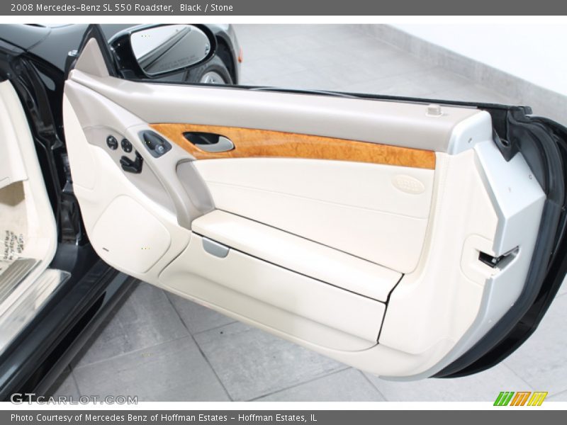 Black / Stone 2008 Mercedes-Benz SL 550 Roadster