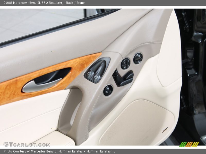 Black / Stone 2008 Mercedes-Benz SL 550 Roadster