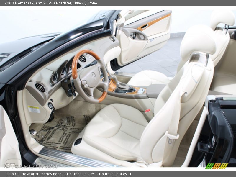 Black / Stone 2008 Mercedes-Benz SL 550 Roadster