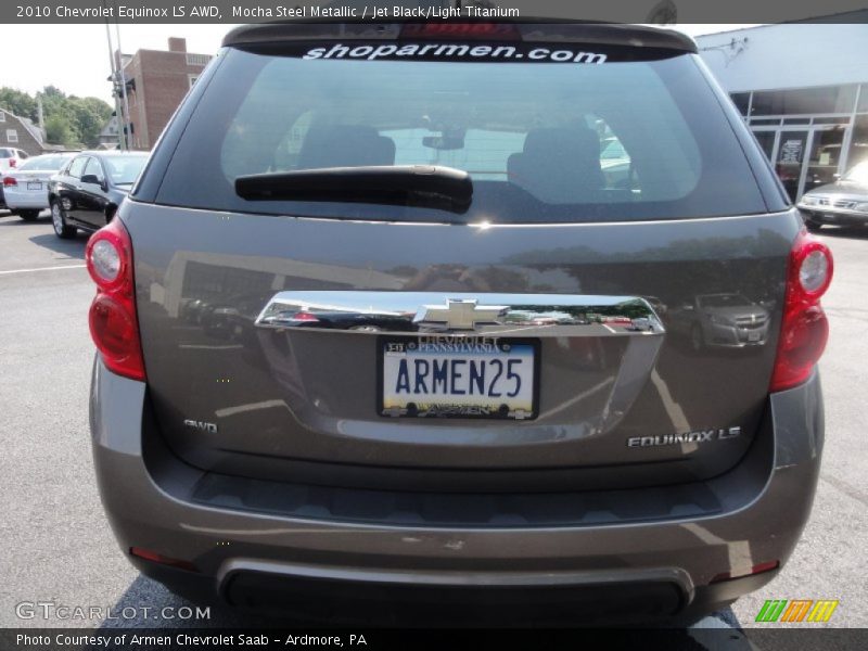 Mocha Steel Metallic / Jet Black/Light Titanium 2010 Chevrolet Equinox LS AWD