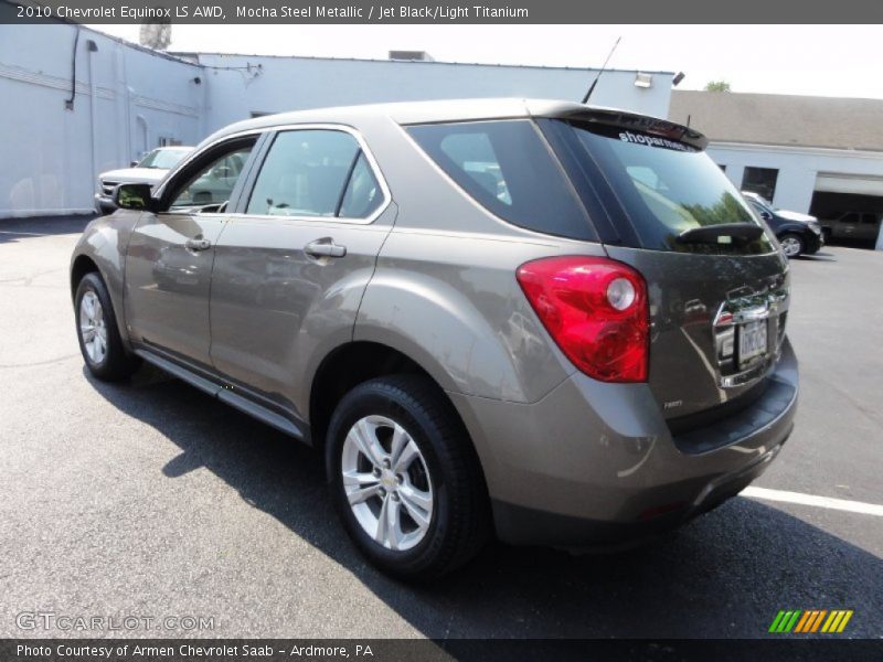 Mocha Steel Metallic / Jet Black/Light Titanium 2010 Chevrolet Equinox LS AWD