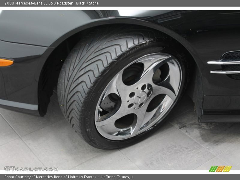 Black / Stone 2008 Mercedes-Benz SL 550 Roadster