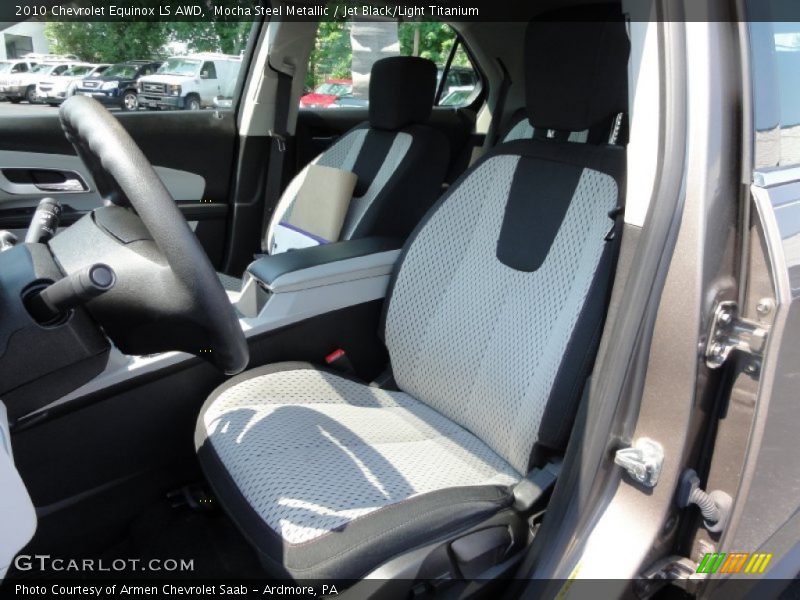 Mocha Steel Metallic / Jet Black/Light Titanium 2010 Chevrolet Equinox LS AWD