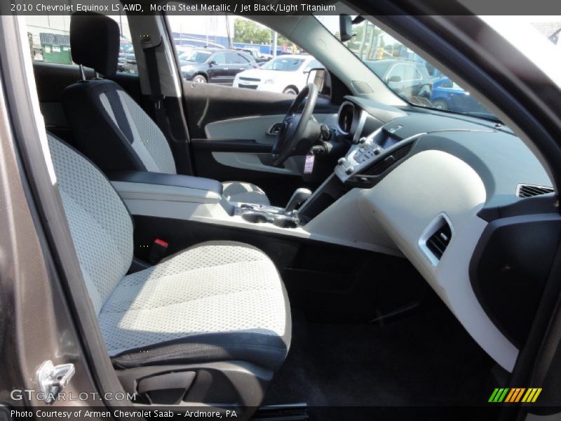 Mocha Steel Metallic / Jet Black/Light Titanium 2010 Chevrolet Equinox LS AWD