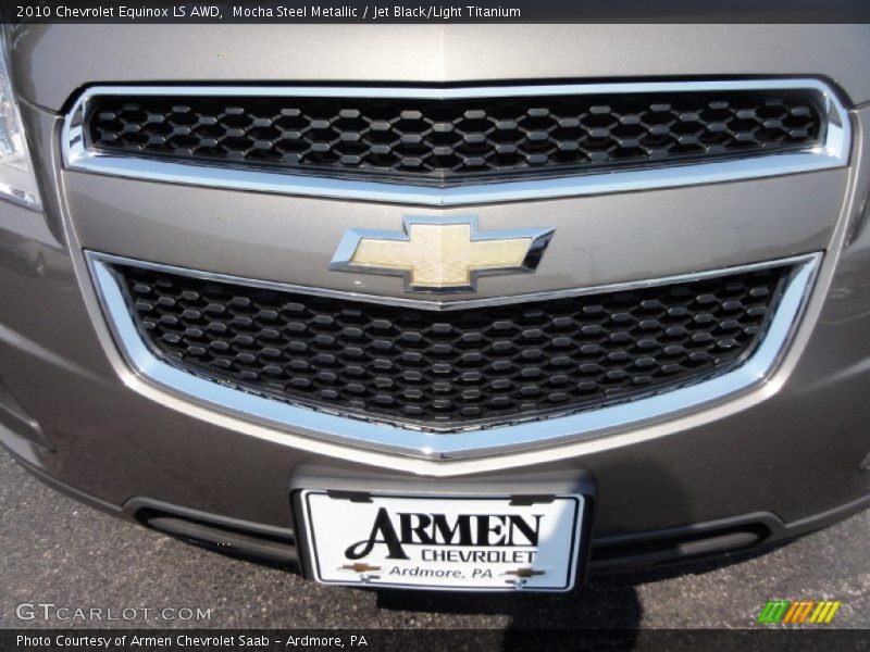 Mocha Steel Metallic / Jet Black/Light Titanium 2010 Chevrolet Equinox LS AWD