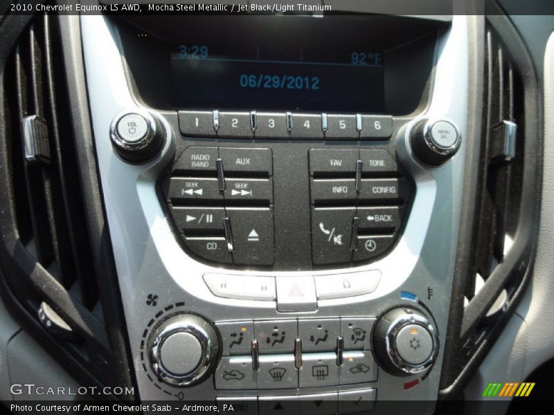 Mocha Steel Metallic / Jet Black/Light Titanium 2010 Chevrolet Equinox LS AWD