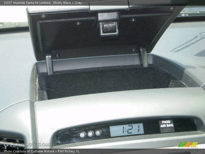 Ebony Black / Gray 2007 Hyundai Santa Fe Limited