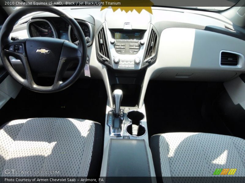 Black / Jet Black/Light Titanium 2010 Chevrolet Equinox LS AWD