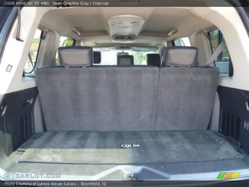 Silver Graphite Gray / Charcoal 2008 Infiniti QX 56 4WD