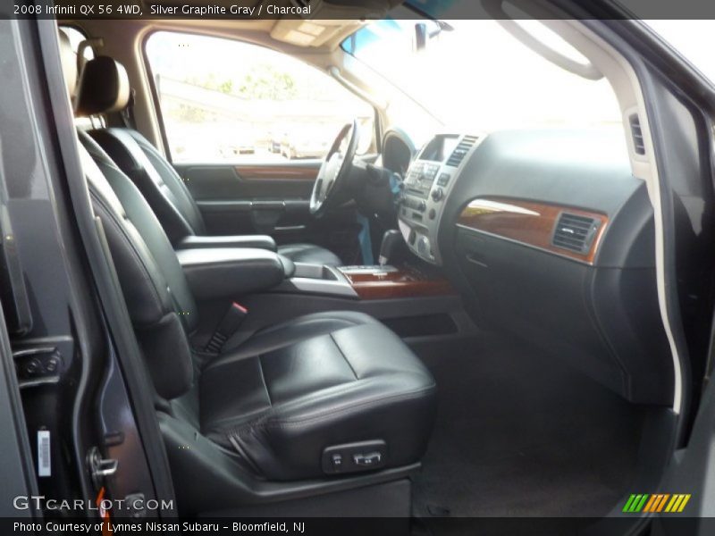 Silver Graphite Gray / Charcoal 2008 Infiniti QX 56 4WD