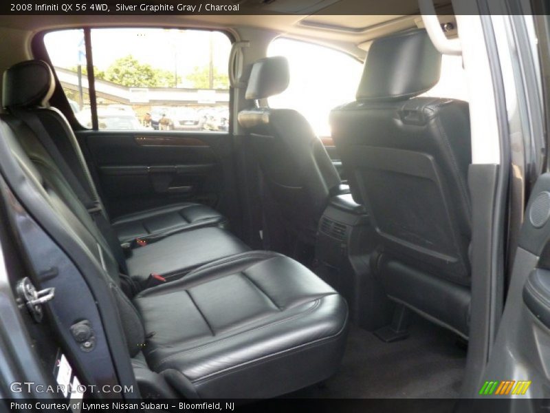 Silver Graphite Gray / Charcoal 2008 Infiniti QX 56 4WD