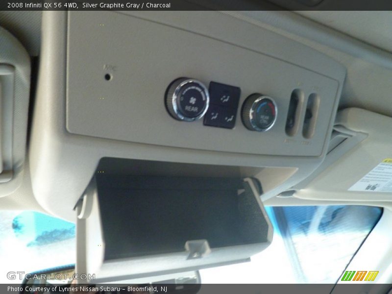 Silver Graphite Gray / Charcoal 2008 Infiniti QX 56 4WD